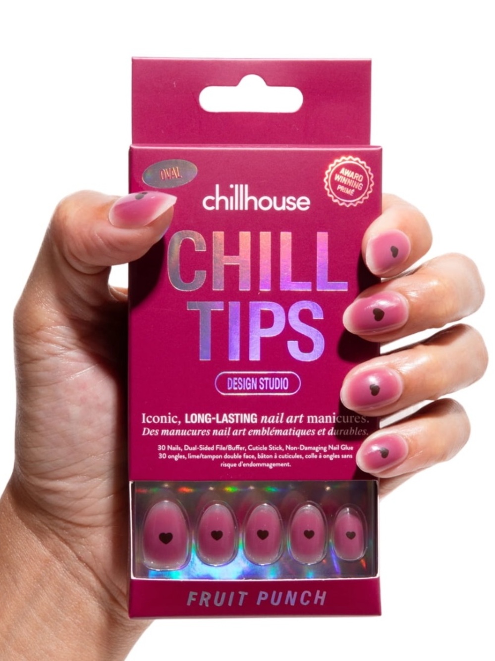Chillhouse Chill Tips Press On Nails in Fruit Punch